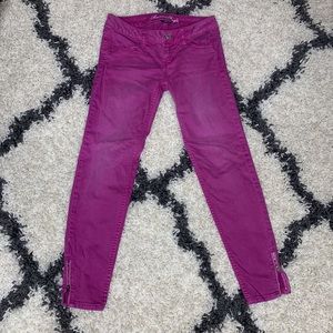 American eagle women’s Hot pink jegging jean
